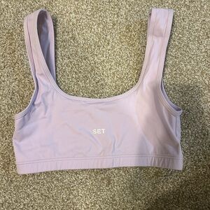 Set Active Lavender Sports Bra. Size M